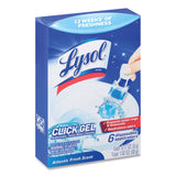LYSOL® Brand Click Gel Automatic Toilet Bowl Cleaner, Ocean Fresh, 6/Box, 4 Boxes/Carton (RAC89059CT) Case of 24