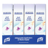 LYSOL® Brand Click Gel Automatic Toilet Bowl Cleaner, Lavender Fields, 6/Box, 4 Boxes/Carton (RAC89060CT) Case of 24