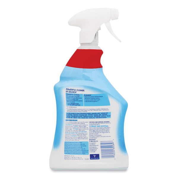 LYSOL® Brand Multi-Purpose Hydrogen Peroxide Cleaner, Citrus Sparkle Zest, 32 oz Trigger Spray Bottle, 9/Carton (RAC89289CT)