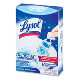 LYSOL® Brand Click Gel Automatic Toilet Bowl Cleaner, Ocean Fresh, 6/Box, 4 Boxes/Carton (RAC89059CT) Case of 24