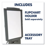 Quartet® Duramax Portable Presentation Easel, Adjusts 39" to 72" High, Plastic, Gray (QRT200E) Each