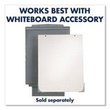 Quartet® Duramax Portable Presentation Easel, Adjusts 39" to 72" High, Plastic, Gray (QRT200E) Each