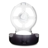 San Jamar® Single 12" JBT Bath Tissue Dispenser, Classic, 1 Roll, 12.9 x 5.63 x 14.88, Transparent Black Pearl (SJMR6000TBK) Each