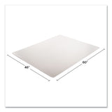 deflecto® ExecuMat All Day Use Chair Mat for High Pile Carpet, 46 x 60, Rectangular, Clear (DEFCM17443F) Each