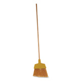 Boardwalk® Angler Broom, 53" Handle, Yellow, 12/Carton (BWK932ACT) Case of 12
