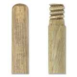 Boardwalk® Angler Broom, 53" Handle, Yellow (BWK932AEA) Each