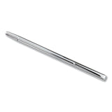 Apollo® Slimline Pen-Size Pocket Pointer with Clip, Extends to 24.5", Silver (APO18001) Each