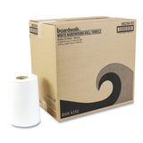 Boardwalk® Hardwound Paper Towels, Nonperforated, 1-Ply, 8" x 350 ft, White, 12 Rolls/Carton (BWK6250) Case of 12