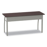 Linea Italia® Trento Line Rectangular Desk, 59.13" x 23.63" x 29.5", Mocha (LITTR742MOC) Each