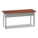 Linea Italia® Trento Line Rectangular Desk, 59.13" x 23.63" x 29.5", Cherry (LITTR742CH) Each