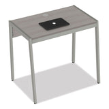 Linea Italia® Klin Desk, 33" x 19" x 29.5", Ash (LITKLIN740ASH) Each