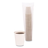 Boardwalk® Paper Hot Cups, 8 oz, White, 20 Cups/Sleeve, 50 Sleeves/Carton (BWKWHT8HCUP) Case of 1000