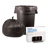 Boardwalk® Low-Density Waste Can Liners, 56 gal, 1.1 mil, 43" x 47", Gray, 20 Bags/Roll, 5 Rolls/Carton (BWK4347SEH) Case of 100