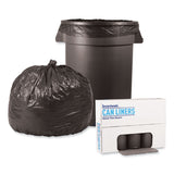 Boardwalk® Low-Density Waste Can Liners, 33 gal, 1.1 mil, 33" x 39", Gray, 25 Bags/Roll, 4 Rolls/Carton (BWK3339SEH) Case of 100