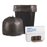 Boardwalk® Low-Density Waste Can Liners, 30 gal, 0.95 mil, 30" x 36", Gray, 25 Bags/Roll, 4 Rolls/Carton (BWK3036SH) Case of 100
