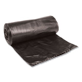 Boardwalk® Low-Density Waste Can Liners, 33 gal, 0.5 mil, 33" x 39", Black, 25 Bags/Roll, 8 Rolls/Carton (BWK3339H) Case of 200
