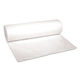 Boardwalk® Low-Density Waste Can Liners, 45 gal, 0.6 mil, 40" x 46", White, 25 Bags/Roll, 4 Rolls/Carton (BWK4046EXH) Case of 100