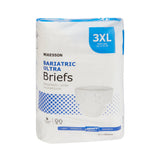 McKesson Ultra Bariatric Unisex Adult Incontinence Brief 3X-Large Disposable Heavy Absorbency (724912_CS) 4/CS