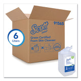 Scott® Essential Green Certified Foam Skin Cleanser, Neutral, 1,000 mL Bottle, 6/Carton (KCC91565CT) Case of 6