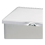 HOSPECO® Wall Mount Sanitary Napkin Receptacle, Stainless Steel (HOSND1E) Each