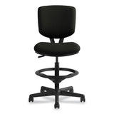 HON® Volt Series Leather Adjustable Task Stool, Supports Up to 275 lb, 22.88" to 32.38" Seat Height, Black (HON5705SB11T) Each