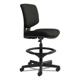 HON® Volt Series Leather Adjustable Task Stool, Supports Up to 275 lb, 22.88" to 32.38" Seat Height, Black (HON5705SB11T) Each