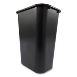 Rubbermaid® Commercial Deskside Plastic Wastebasket, 10.25 gal, Plastic, Black (RCP295700BK) Each