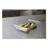 Rubbermaid® Commercial Food/Tote Boxes, 5 gal, 26 x 18 x 3.5, Clear, Plastic (RCP3306CLE) Each