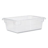 Rubbermaid® Commercial Food/Tote Boxes, 3.5 gal, 18 x 12 x 6, Clear, Plastic (RCP3309CLE) Each