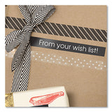 Brother P-Touch® TZe Standard Adhesive Laminated Labeling Tape, 0.47" x 26.2 ft, White on Black (BRTTZE335) Each