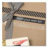 Brother P-Touch® TZe Standard Adhesive Laminated Labeling Tape, 0.7" x 26.2 ft, White on Black (BRTTZE345) Each