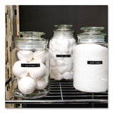 Brother P-Touch® TZe Standard Adhesive Laminated Labeling Tape, 0.35" x 26.2 ft, White on Black (BRTTZE325) Each