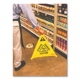Rubbermaid® Commercial Multilingual Pop-Up Wet Floor Safety Cone, 21 x 21 x 30, Yellow (RCP9S0100YL) Each