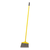 Rubbermaid® Commercial 7920014588208, Angled Large Broom, 46.78" Handle, Gray/Yellow (RCP637500GY) Each