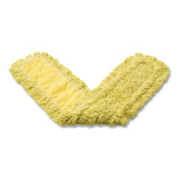 Rubbermaid® Commercial Trapper Commercial Dust Mop, Looped-end Launderable, 5" x 24", Yellow (RCPJ15300YEL) Each