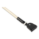 Rubbermaid® Commercial Snap-On Hardwood Dust Mop Handle, 1.5" dia x 60", Natural (RCPM116) Each