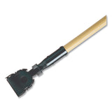Rubbermaid® Commercial Snap-On Hardwood Dust Mop Handle, 1.5" dia x 60", Natural (RCPM116) Each