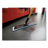 Rubbermaid® Commercial Economy Wet Mopping Pad, Microfiber, 18", Blue, 12/Carton (RCPQ409BLUCT) Case of 12