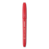 Universal™ Pen-Style Permanent Marker, Fine Bullet Tip, Red, Dozen (UNV07072) Case of 12