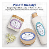 Avery® Oval Labels w/ Sure Feed and Easy Peel, 2 x 3.33, Glossy White, 80/Pack (AVE22820) Pack of 80