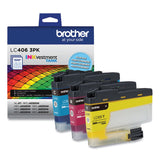 Brother LC4063PK INKvestment Ink, 1,500 Page-Yield, Cyan/Magenta/Yellow, 3 Pack (BRTLC4063PKS) Pack of 3