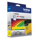 Brother LC406XLYS INKvestment High-Yield Ink, 5,000 Page-Yield, Yellow (BRTLC406XLYS) Each