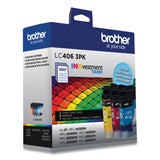 Brother LC4063PK INKvestment Ink, 1,500 Page-Yield, Cyan/Magenta/Yellow, 3 Pack (BRTLC4063PKS) Pack of 3
