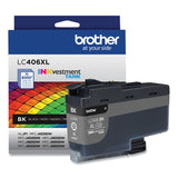 Brother LC406XLBKS INKvestment High-Yield Ink, 6.000 Page-Yield, Black (BRTLC406XLBKS) Each