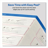 Avery® Print-to-the-Edge Labels with Sure Feed and Easy Peel, 2 x 3, Glossy Clear, 80/Pack (AVE22822) Pack of 80