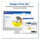 Avery® Removable Print-to-the-Edge White Labels w/ Sure Feed, 3.5 x 4.75, 32/Pack (AVE22827) Pack of 32