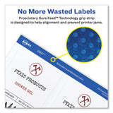 Avery® Removable Print-to-the-Edge White Labels w/ Sure Feed, 3.5 x 4.75, 32/Pack (AVE22827) Pack of 32