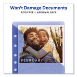 Avery® Small Binder Pockets, Standard, 7-Hole Punched, Assorted, 9.25 x 5.5, 5/Pack (AVE75307) Pack of 5