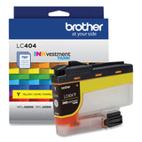 Brother LC404YS INKvestment Ink, 750 Page-Yield, Yellow (BRTLC404YS) Each