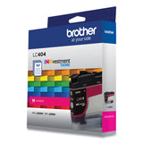 Brother LC404MS INKvestment Ink, 750 Page-Yield, Magenta (BRTLC404MS) Each